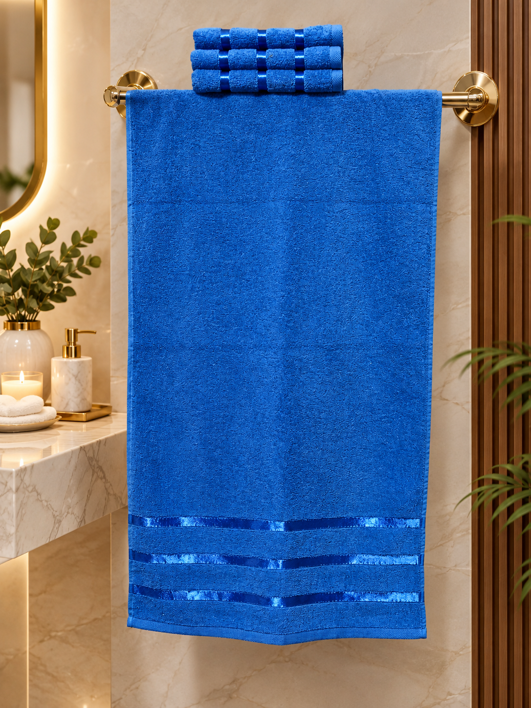 TM HOME Luxury Hotel Towel SIZE 100*50 – 100% Natural Cotton – 250g Each, Ultra-Soft, Highly Absorbent & Quick-Dry – Premium Quality, Size 50×100 cm (Copy)