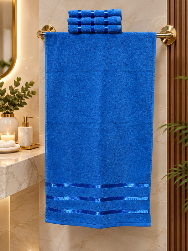 TM HOME Luxury Hotel Towel SIZE 100*50 – 100% Natural Cotton – 250g Each, Ultra-Soft, Highly Absorbent & Quick-Dry – Premium Quality, Size 50×100 cm (Copy)