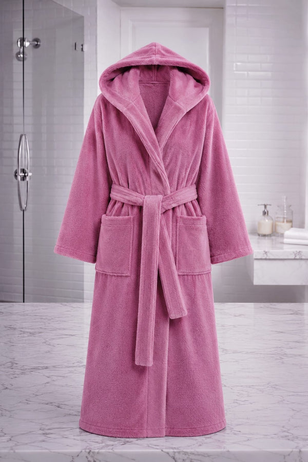 TM HOME Luxury Hotel Bath Robe – 100% Egyptian Cotton – Elegant Color – Ultra-Soft, Highly Absorbent & Premium Quality for Home, Spa & Hotels