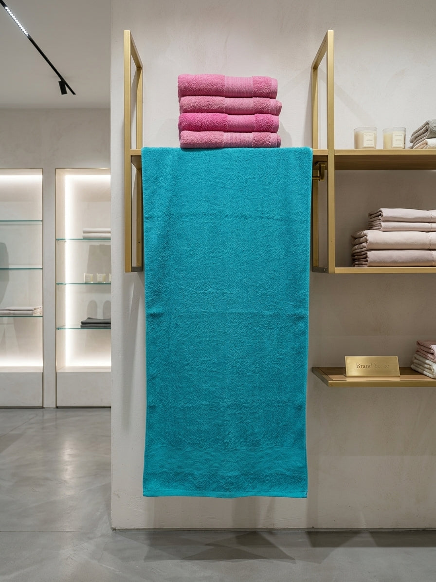 TM HOME 5-Piece Towel Set SIZE 120*60 – 100% Natural Cotton – Luxury Hotel Quality – Elegant Gradient Shades – Ultra-Soft, Highly Absorbent & Quick-Dry (Copy)