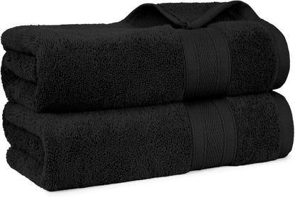 14-Piece Luxury Hotel-Grade Cotton Set (2 Bathrobes + 4 Towels 50x100 + 2 Bath Mats+ 2 SLIPPERS+ 4 TOWEL 30*30 ) in Colors – Premium Hotel Quality - TM HOME