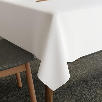 Dining Table Cloth  Water Repellent & Heat Resistant Polyester Square Dining Table Cover Cloth, Heavy Duty & Machine Washable