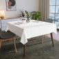 Dining Table Cloth  Water Repellent & Heat Resistant Polyester Square Dining Table Cover Cloth, Heavy Duty & Machine Washable