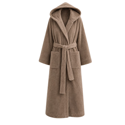 TM HOME Luxury Hotel Bath Robe – 100% Egyptian Cotton – Elegant Color – Ultra-Soft, Highly Absorbent & Premium Quality for Home, Spa & Hotels
