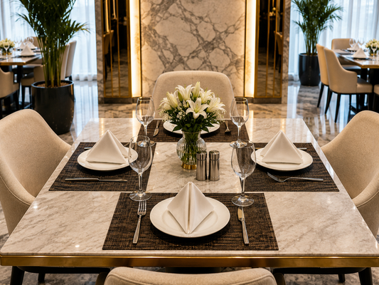 Premium Hotel-Quality Woven Placemat – Elegant Dining Table Mat, Durable & Easy-Care, Luxury Restaurant & Home Table Setting