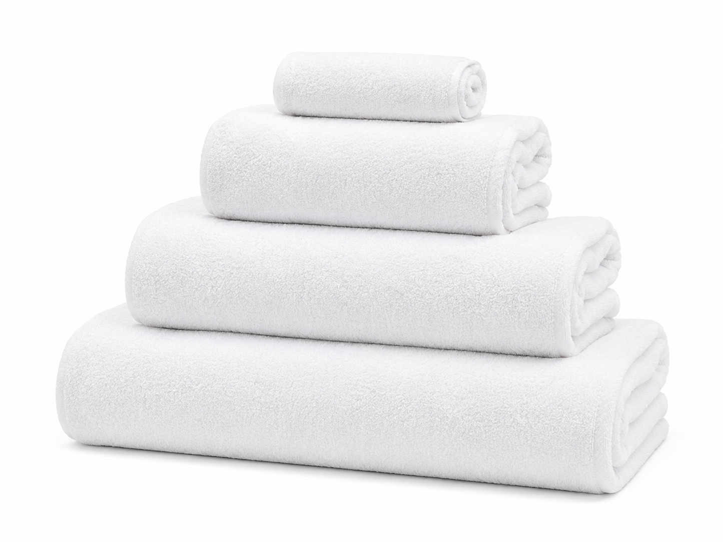 Hotel Towels 4 PC SIZE ( 100*200 + 140*70 + 100+50 +30*30)  – 100% Egyptian Cotton – Soft, Absorbent, and Durable