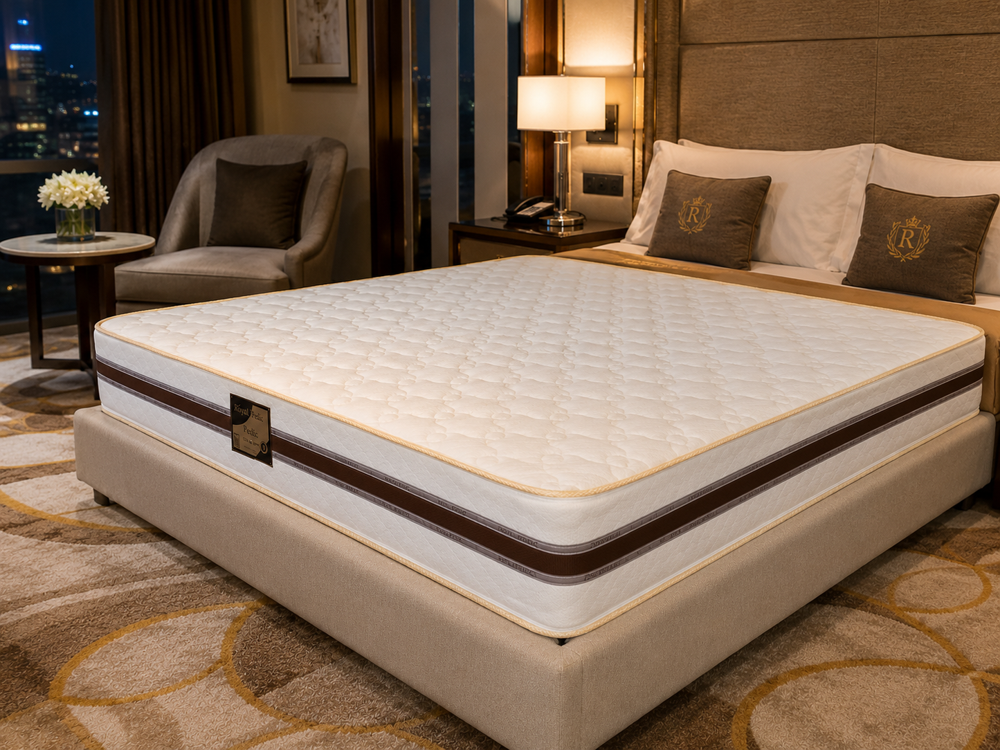 Connected spring hotel mattress from TM HOME
