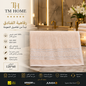 منشفة جاكار منزلية فاخرة كبيرة من TM مقاس 120×60 سم – 750 جرام قطن مصري 100% فائق الامتصاص – ناعمة ومتينة