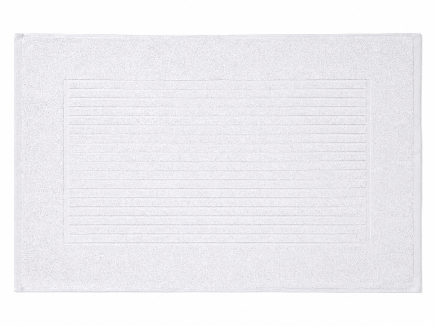سجادة حمام فاخرة TM HOME – قطن طبيعي 100% – لون أبيض منعش – 50×80 سم – فائقة الامتصاص وسريعة الجفاف وذات ملمس ناعم – جودة ممتازة للمنزل والفنادق