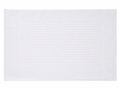 سجادة حمام فاخرة TM HOME – قطن طبيعي 100% – لون أبيض منعش – 50×80 سم – فائقة الامتصاص وسريعة الجفاف وذات ملمس ناعم – جودة ممتازة للمنزل والفنادق