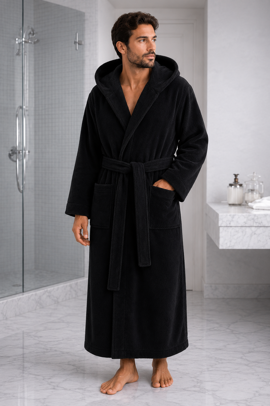 TM HOME Luxury Hotel Bath Robe – 100% Egyptian Cotton – Elegant Color – Ultra-Soft, Highly Absorbent & Premium Quality for Home, Spa & Hotels (Copy)