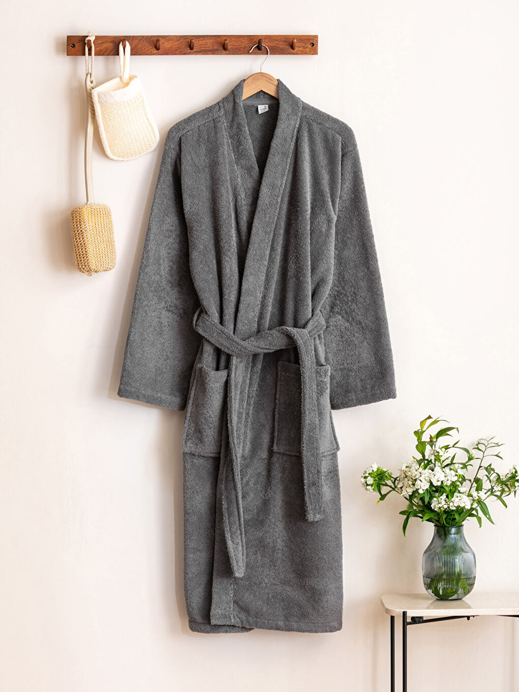 TM HOME Luxury Hotel Bath Robe – 100% Egyptian Cotton – Elegant Color – Ultra-Soft, Highly Absorbent & Premium Quality for Home, Spa & Hotels