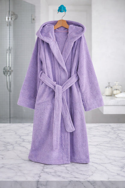 TM HOME Luxury Hotel Bath Robe – 100% Egyptian Cotton – Elegant Color – Ultra-Soft, Highly Absorbent & Premium Quality for Home, Spa & Hotels