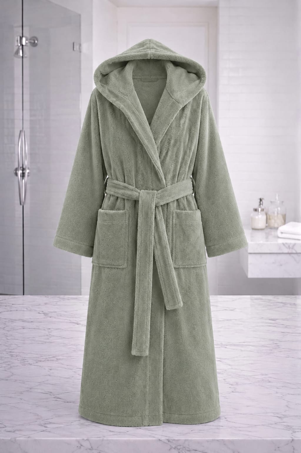 TM HOME Luxury Hotel Bath Robe – 100% Egyptian Cotton – Elegant Color – Ultra-Soft, Highly Absorbent & Premium Quality for Home, Spa & Hotels