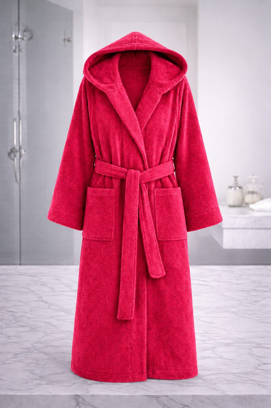 TM HOME Luxury Hotel Bath Robe – 100% Egyptian Cotton – Elegant Color – Ultra-Soft, Highly Absorbent & Premium Quality for Home, Spa & Hotels