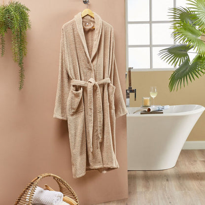 TM HOME Luxury Hotel Bath Robe – 100% Egyptian Cotton – Elegant Color – Ultra-Soft, Highly Absorbent & Premium Quality for Home, Spa & Hotels