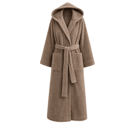 Luxury Hotel Bath Robe + Towel 100*50 + Slipper with Luxury Box – 100% Egyptian Cotton – Elegant Color – Ultra-Soft, Highly Absorbent & Premium Quality for Home, Spa & Hotels - TM HOME