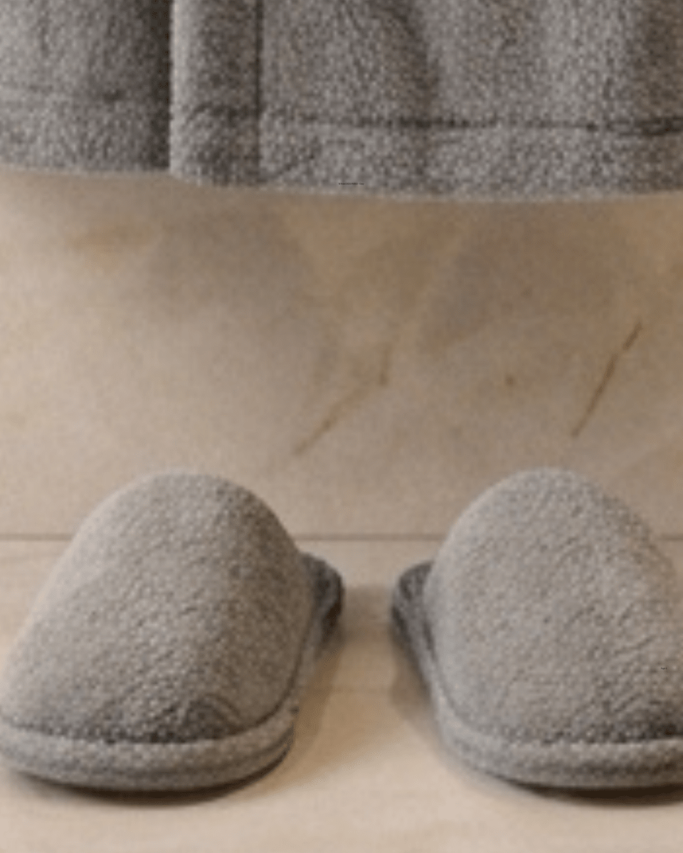 Luxury Hotel Bath Robe + Towel 100*50 + Slipper with Luxury Box – 100% Egyptian Cotton – Elegant Color – Ultra-Soft, Highly Absorbent & Premium Quality for Home, Spa & Hotels - TM HOME