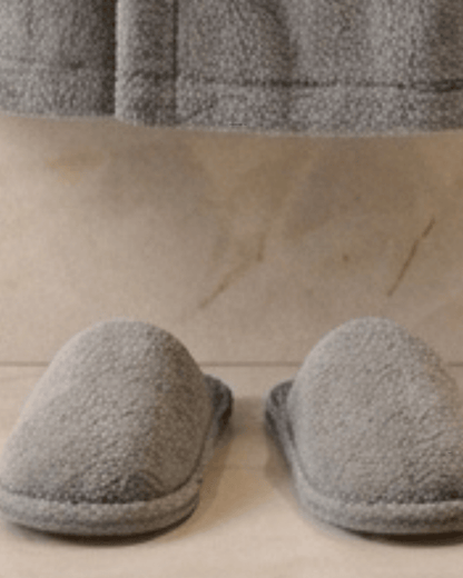 Luxury Hotel Bath Robe + Towel 100*50 + Slipper with Luxury Box – 100% Egyptian Cotton – Elegant Color – Ultra-Soft, Highly Absorbent & Premium Quality for Home, Spa & Hotels - TM HOME
