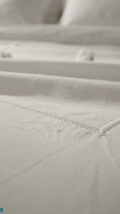 TM Home Fitted Sheet Set – 100% Cotton Percale – Breathable & Cooling Comfort – All-Season Luxury