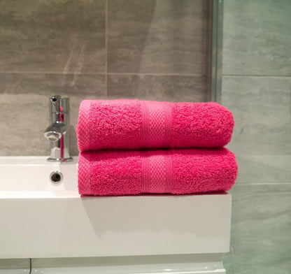 TM HOME 4-Piece Towel Set SIZE 100*50 – 100% Natural Cotton – Luxury Hotel Quality – Elegant Gradient BLACK Shades – Ultra-Soft, Highly Absorbent & Quick-Dry - TM HOME