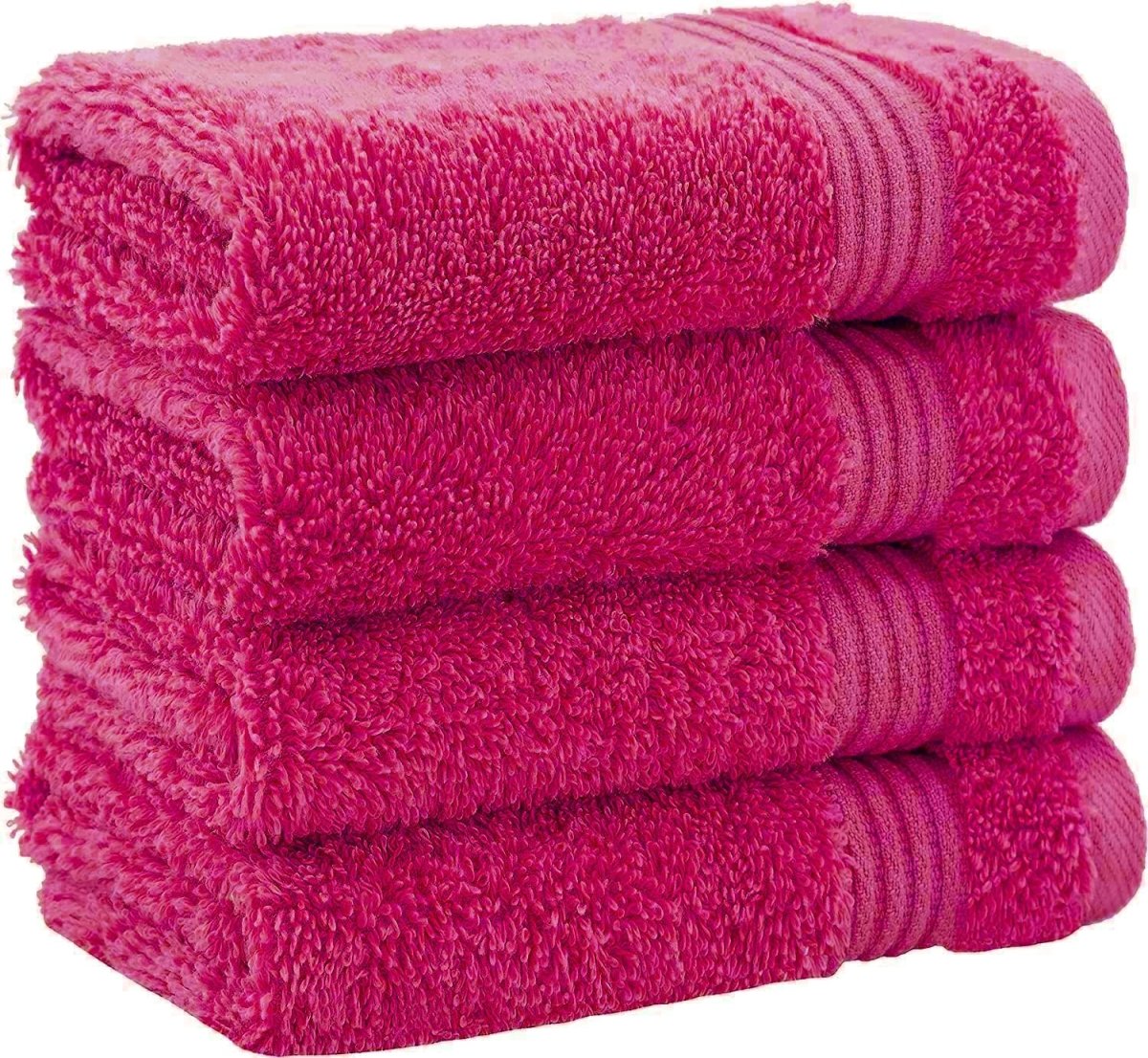 TM HOME 4-Piece Towel Set SIZE 100*50 – 100% Natural Cotton – Luxury Hotel Quality – Elegant Gradient BLACK Shades – Ultra-Soft, Highly Absorbent & Quick-Dry - TM HOME