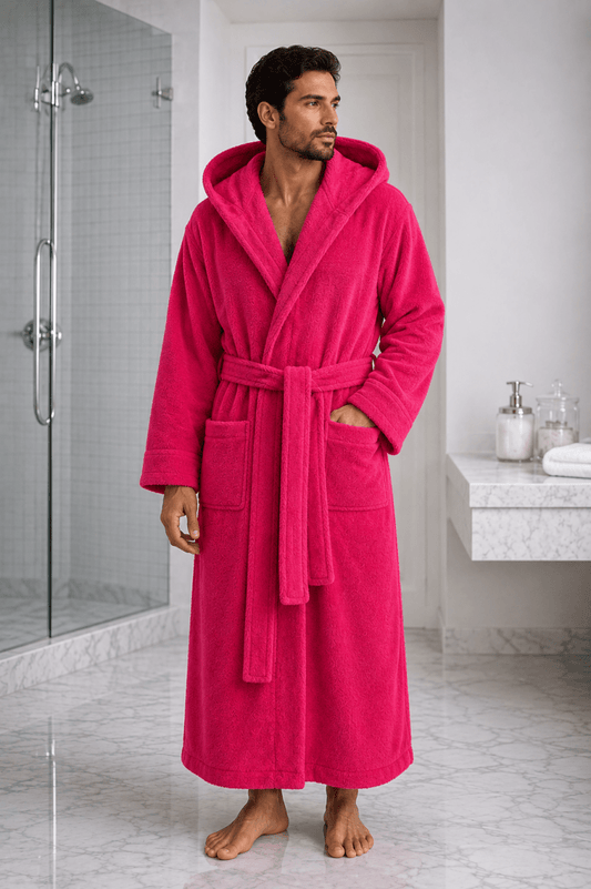 TM HOME Luxury Hotel Bath Robe – 100% Egyptian Cotton – Elegant Color – Ultra-Soft, Highly Absorbent & Premium Quality for Home, Spa & Hotels - TM HOME