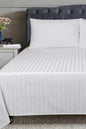 TM Home 3-Piece Striped Flat Sheet Set + 2 pillow case  – 100% Natural Cotton, 400 Thread Count – Includes 2 Hotel-Grade Pillowcases (Copy)