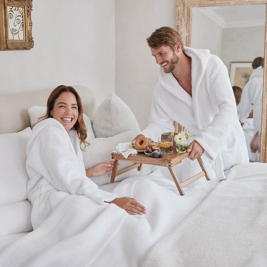 12-Piece Luxury Hotel-Grade Cotton Set (2 Bathrobes 2XL+ 2 Towels 140x70 + 2 Towels 50x100 + 2 Bath Mats+ 2 SLIPPERS+ 2 TOWEL 30*30 ) in WHITE Colors – Premium Hotel Quality